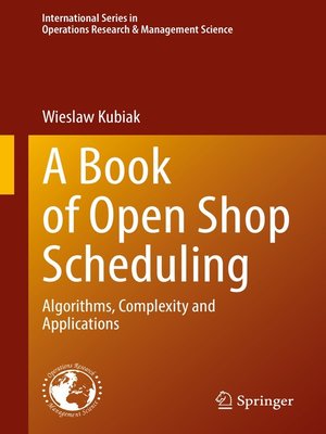cover image of A Book of Open Shop Scheduling